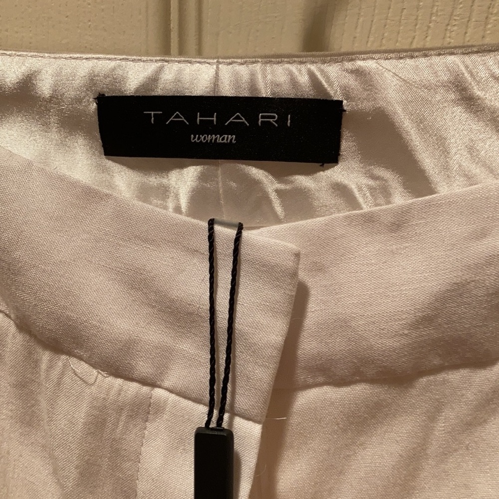Linen pants Tahari NWT. 14 - Picture 2 of 4